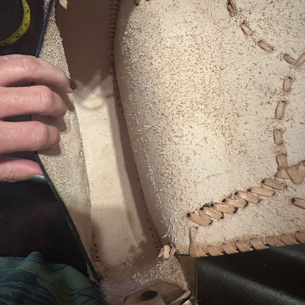Vintage leather purse - Picture 6 of 9